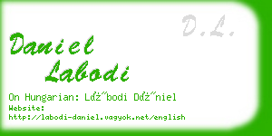 daniel labodi business card